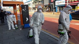 김학용 의원, 코로나19 확산 방지 위해 방역작업 실시해