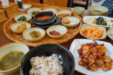 풍경 한상 강진의 맛