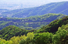 것대산 꼭대기에서 통쾌한 전망을 즐기다