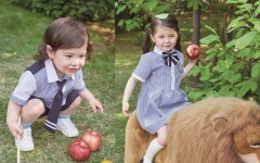 슈돌 박나은-박건후, 프리미엄 유치원복 리틀스마트 전속 모델에 발탁