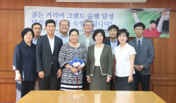 골프여제 박인비 선수, 숙명여대 깜짝 방문