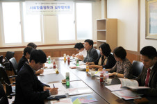 삼육보건대, (주)꼬망세와 사회맞춤형학과 실무협의회 진행