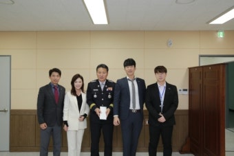 가톨릭관동대 총학생회, 강릉 화재 순직 소방관 유족 위로금 전달