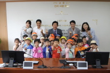 삼육보건대에 아동보육과 위탁어린이집 원아들 대학 탐방