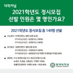 [카드로 읽는] 평택대학교 2021 정시모집