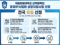 (학교법인)한마학원경남대학교IPP사업단 | 국립창원대, ‘공공 IP 성장 지원사업’ 전국 유일 선정