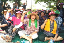 철원 저수지태양광 반대 집회