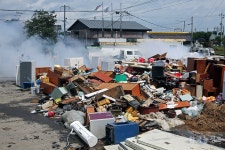 침수 피해 지역 방역도 꼼꼼히