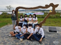 우강초등학교 학생들, 소들섬 지킴이 나서다