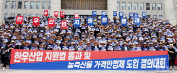 한우산업에 지속가능성을, 주요 농축산물에 생산비 보장을!
