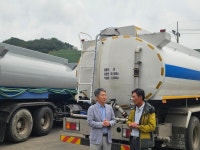 강릉 가뭄 극복 위해 대아청과, 급수차 20대 동원