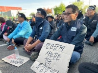 전농 CU물류센터 사고는 사회적 타살…화물노동자와 연대