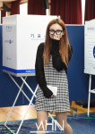 [문화포토] 트와이스 나연 첫 대선 투표 떨리네요~