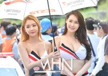 [문화포토] 레이싱모델 유진-이효영 서킷을 빛내는 미모