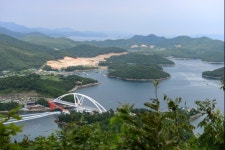 [창원 주말에 가볼만한 곳] 육지와 연육교로 연결된 최남단 섬 저도 비치로드