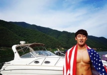 임남규 훈련드로 다져진 탄탄한 근육질 몸매 시선집중
