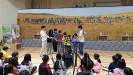 점암초, 이동 동물원 체험 실시 동물 사랑하는 마음