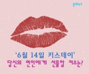 [문화뉴스] 6월 14일 키스데이, 당신의 연인에게 선물할 키스는? 