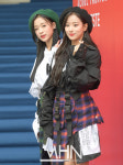 [MHN포토] 에이프릴 진솔-나은 '패션위크 왔어요'