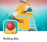 스마트폰 게임 추천-롤링스카이 신나는 리듬감, 박진감 넘치는 도전!