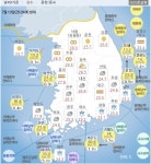 오늘 날씨, 서울은 폭염, 태풍 다나스 경로는?...남해는 호우 특보