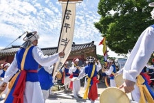 [전북 가볼만한 곳] 장수군 계남면, 꿈꾸는 산대 걸립 풍물공연