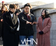 [MHN포토] 뉴이스트 아론-이세영 