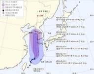 태풍 바비, 비 보다 바람...전국 강풍 동반 비 30~100mm, 예상 경로는?