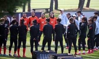 여자축구대표팀, 22일 U-20 여자대표팀과 평가전