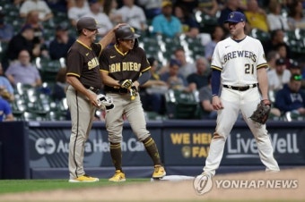 MLB 김하성, 2번째 3루타 터져···샌디에이고, 밀워키에 2연승