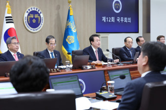 윤석열 대통령, 제12회 국무회의 주재...