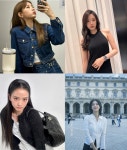 2023 가을 여자 헤어스타일 염색 추천...수지 골드 브라운부터 지수 헤어밴드 스타일링