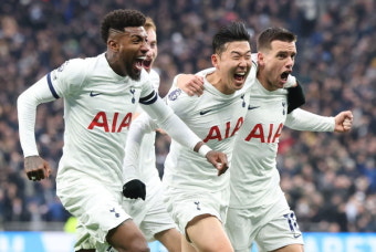 EPL 손흥민 출전경기, 13라운드 일정: 토트넘 VS 아스톤빌라 전반 경기  1:1 동점