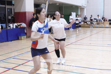 [현장] 제6회 구리시 코스모스축제 전국배드민턴대회 참가 동호인들