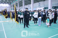 [현장] 제7회 중랑구 협회장기배드민턴대회 개회식