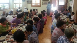 남해군 상록식당 어르신들께 보양식 제공