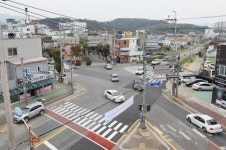 고성읍 서외오거리 회전교차로 착공