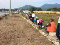 남해 설천면 고사마을 남새정원 조성