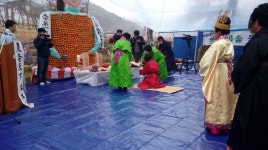 사천 정동면 대곡숲문화마을 동지축제 가져