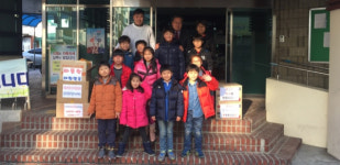 진주 천전동 한국체육관 라면 전달