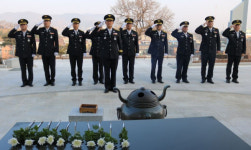합천소방서 신년 충혼탑 참배식