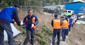 진주 지수면 연탄나눔 행사 가져