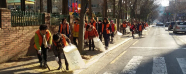 진주 평거동 설맞이 동민대청소 실시