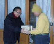 거창종합사회복지관 떡국 떡 나눔 행사