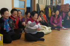 합천읍 경로당 합동세배로 소통행정 호응