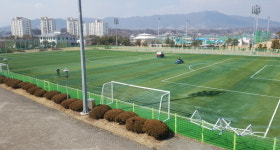 거창 스포츠파크 경기장 인조잔디 교체