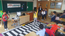진주 문산초 체험으로 익히는 교통안전