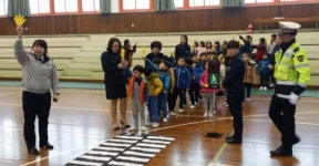 마산동부경찰서 어린이 횡단보도 체험교육