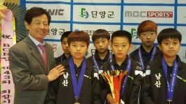 의령 남산초 전국 탁구대회 최강 인정