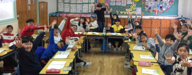 진주 신안초 손씻기로 감염병 예방해요